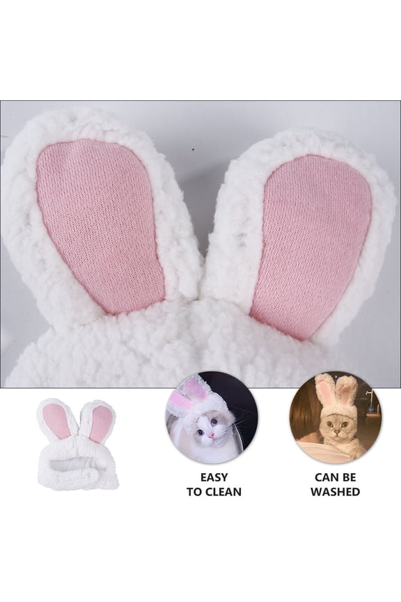 2Pcs Wearable Cat Hat with Lovely Design and Winter Warm Features