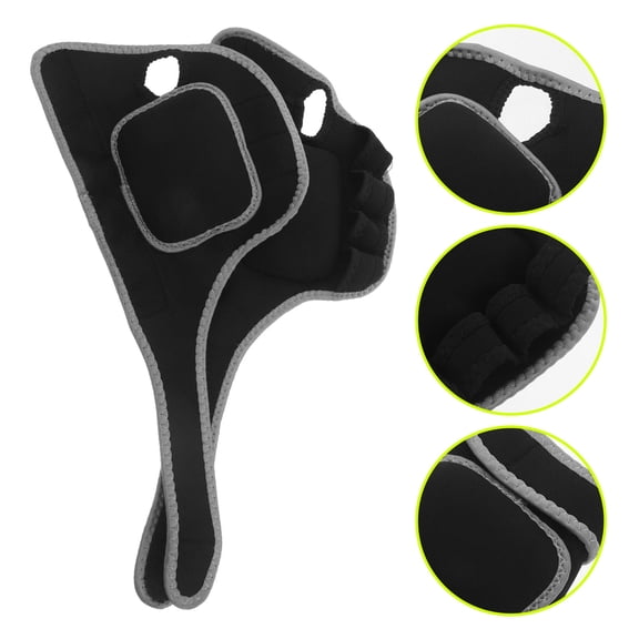 LOLIPPYY 2Pcs Weighted Gloves for Gym Strength Training Black Sandbag Filled Wrist Wraps