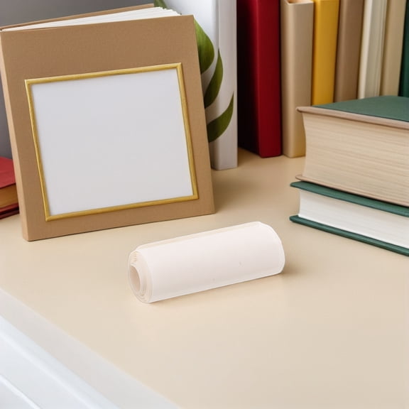 LOLIPPYY 2Pcs White Book Spine Paper for Durable Book Binding Repair and Professional Conservation