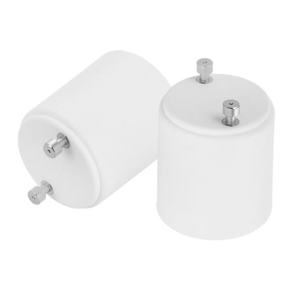 LOLIPPYY 2Pcs White Bulb Light Adapter Converts Gu24 Socket to Standard Screw in Bulbs for Home Office Lighting