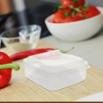 thumbnail image 1 of LOLIPPYY 2-Pack White Cheese Storage Boxes for Butter and Cheese Keeping Containers, 1 of 7