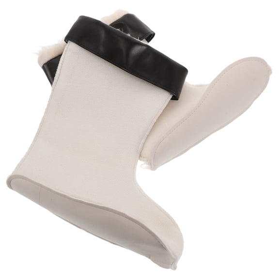 LOLIPPYY White Cotton Fleece Boot Liners for Cold Weather Comfort