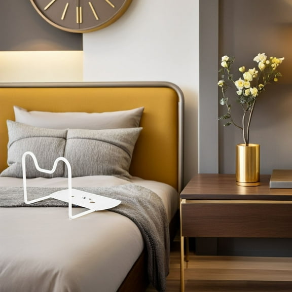 LOLIPPYY 2-Pack White Non- Mattress Gaskets Bed Frame Accessories to Prevent Sliding for Home and Office Use