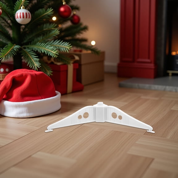 LOLIPPYY 2Pcs White Replacement Tree Stand Base for Artificial Xmas Tree Indoor Outdoor Use