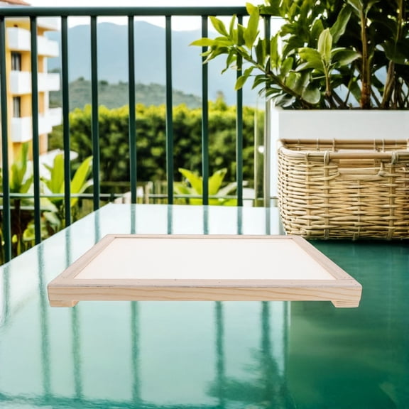 LOLIPPYY 2Pcs Wooden Herb Drying Rack with Mesh Net Stackable Design for Indoor Herb and Plant Drying