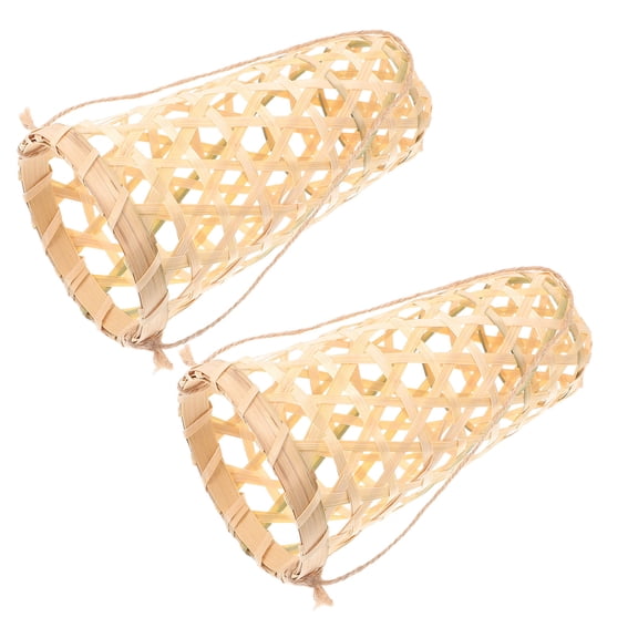 LOLIPPYY Set of 2 Woven Wall Hanging Orchids for Indoor Home Decor and Outdoor Garden Display Accents