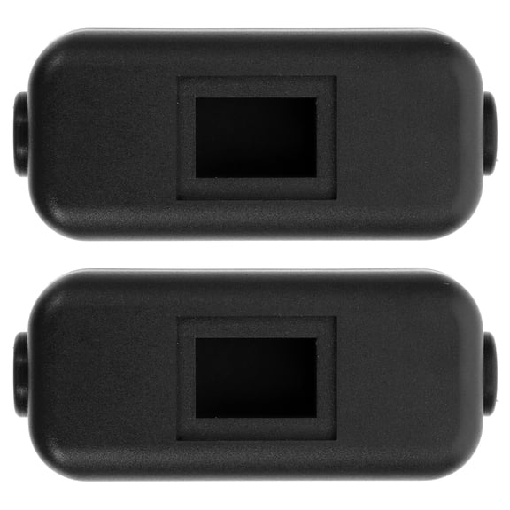 LOLIPPYY 2Pcs on Off Case Waterproof Inline Shell for Floor Lamp with Insulated ABS and Rubber Black