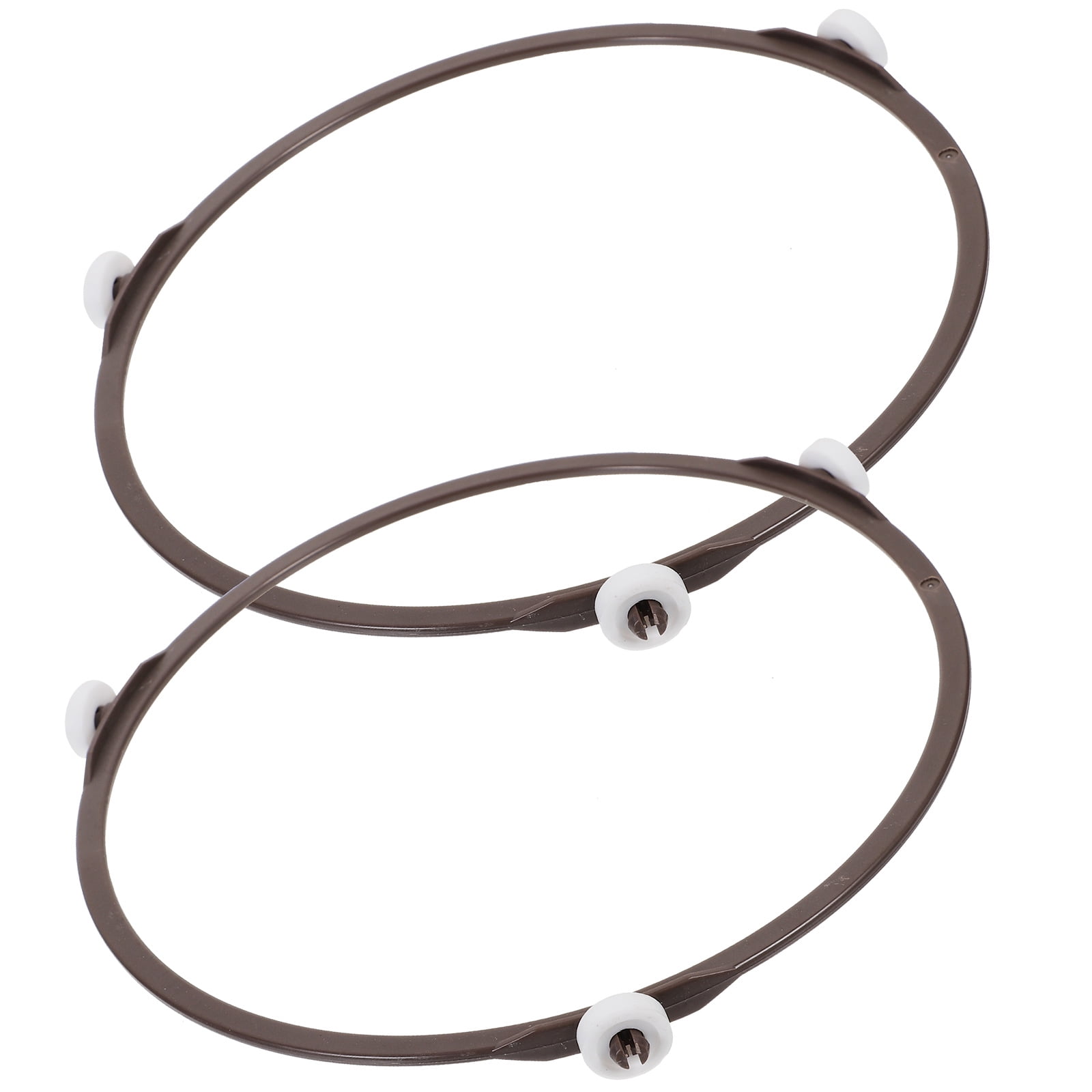 LOLIPPYY 2Set Microwave Oven Roller Bracket Rotating Ring Roller Heat Resistant