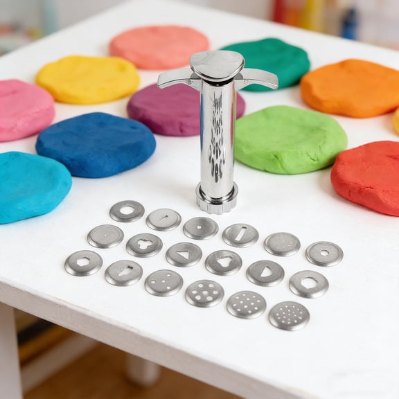 LOLIPPYY 2Sets Multifunction Clay Extruder Tool for Precision Sculpting and Fondant Decorating