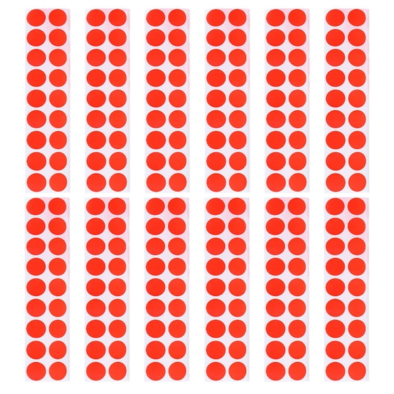 LOLIPPYY 2Sets Red Round Sticky Dots Target Pasters for Shooting Sports and Hunting Accessories