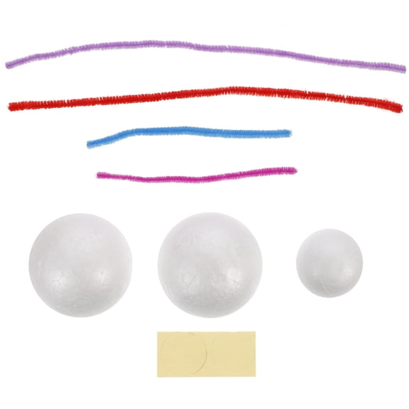 LOLIPPYY 2Sets Safe Foam Experiment Model Assorted Colors for Home Use with Fun and Practical Design