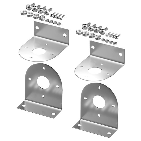 LOLIPPYY 2Sets Stainless Steel Watermelon Light Mounting Brackets for Car Under Glow LED Work Lights