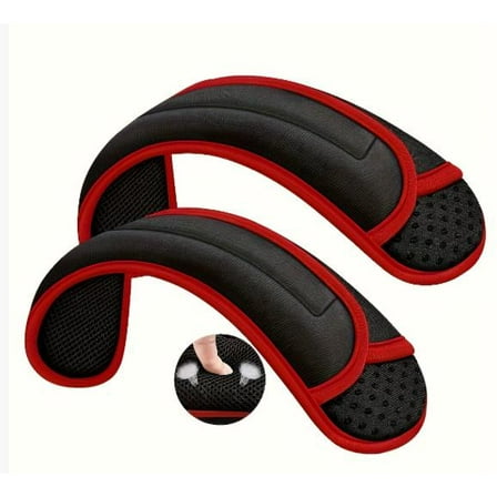 LOLIPPYY 2-Pack Bag Strap Pads - Thick, Breathable Shoulder Cushions for Backpacks, Messenger Bags, Crossbody Straps, and Belts - Comfortable &