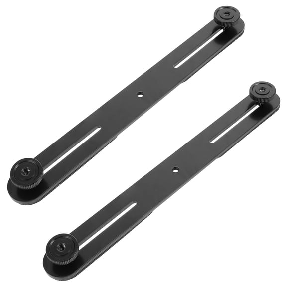 LOLIPPYY 2pcs Camera Mount Flash Bracket Dual Extension Bar with 1/4 Screw Hole