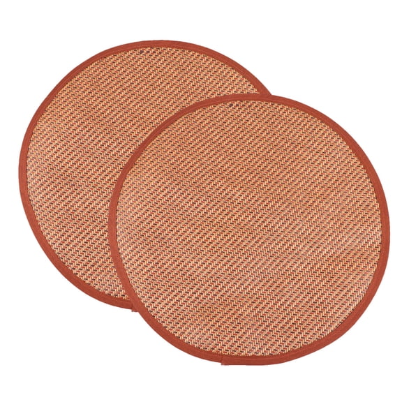 LOLIPPYY 2pcs Dog Air Conditioning Mat Rattan Grass Pet Seat Pad Cooling Cushion for Pet Cat Dog