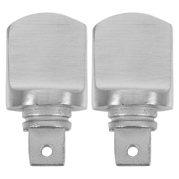 LOLIPPYY 2pcs Door Lock Accessory Silver Round Locking Knob For Homeowners Modern Use