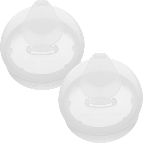 LOLIPPYY 2pcs Drink Pitcher With Lid Plastic Water Jug Replacement Lids Transparent Household Users