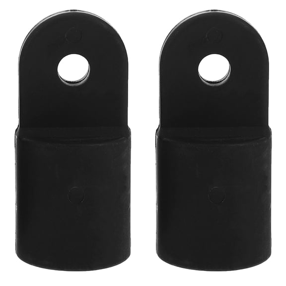 LOLIPPYY 2pcs Durable Boat Canopy Caps Nylon Black Boat Hardware For Marine Accessories
