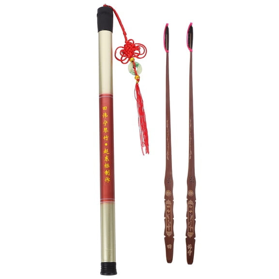 LOLIPPYY 2pcs Ebony Dulcimer Accessories For Enhanced Sound Durable Musical Instrument Tools For Yangqin Performance