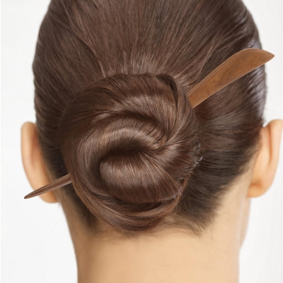 LOLIPPYY 2pcs Elegant Wooden Hair Chopsticks for Women's Traditional Chinese Style Hair Accessories Multi