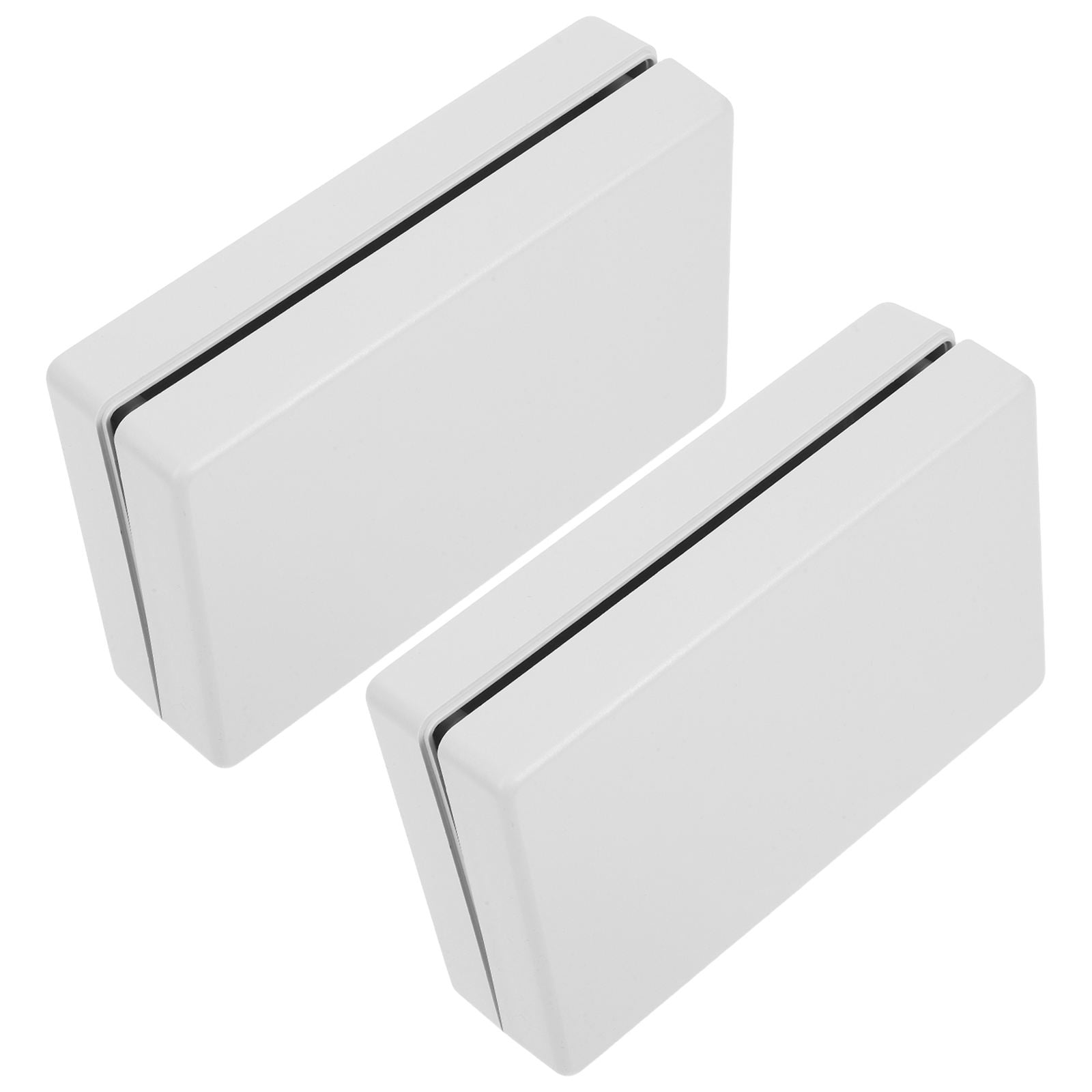 LOLIPPYY 2pcs Enclosure Box for Electronics Waterproof White Plastic for Outdoor Projects