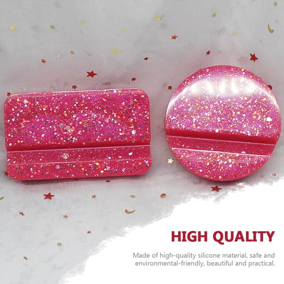 LOLIPPYY 2pcs Epoxy Molds Silicone Resin Cell Phone Stands For DIY Crafts Made Of Silicone Material