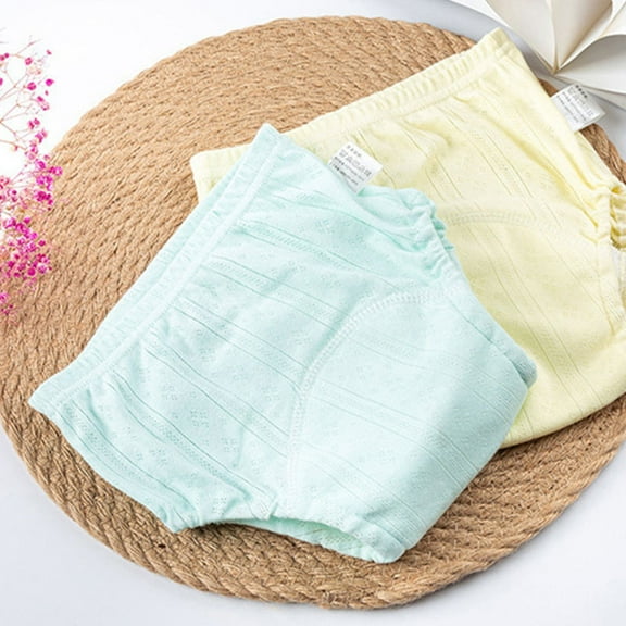 LOLIPPYY 2pcs Fabric Diapers for Baby Assorted Color Leak-proof Washable for Travel