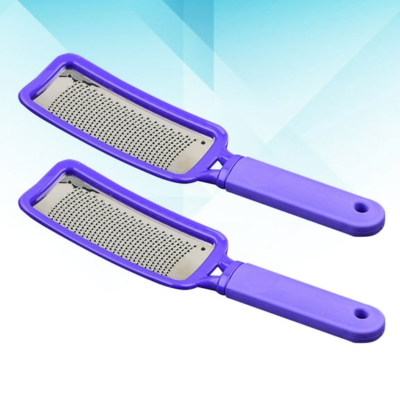 LOLIPPYY 2pcs Foot File Grinder for Calloused Feet Heavy Duty Dead Skin Polisher Foot Care Accessories Random Color
