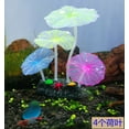 thumbnail image 1 of LOLIPPYY 2pcs Glow Jellyfish Floating Fish Tank Decorations Glowing Effect Silicone Simulation Jellyfish Ornament Aquarium Decorations, 1 of 7