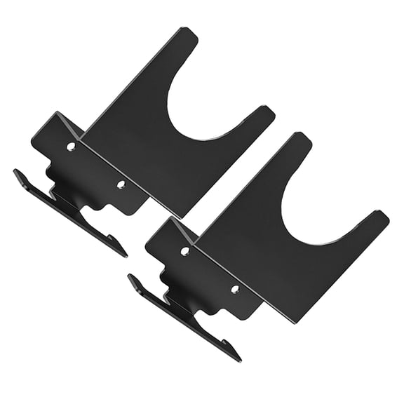 LOLIPPYY 2pcs Grinder Bracket Metal Black Wallmounted Storage for Angle Grinder