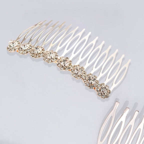 LOLIPPYY 2pcs Hair Comb Decorative Elegant Hairstyle Accessories for Women Assorted Color