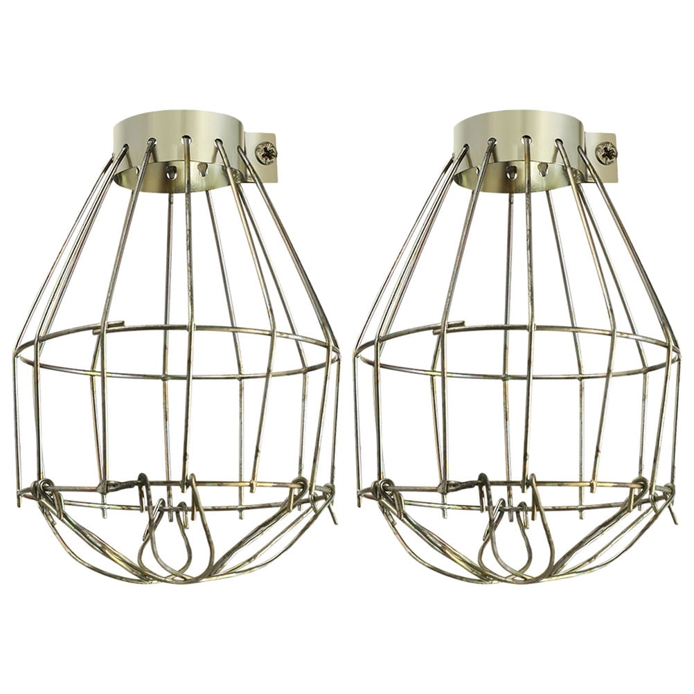 LOLIPPYY 2pcs Lamp Bulb Guard Metal Lamp Cage Metal Bulb Guard ...