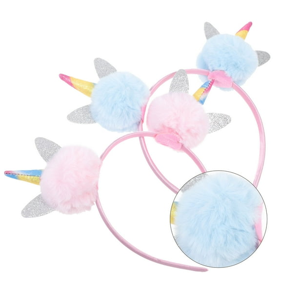 LOLIPPYY 2pcs Little Girls Headbands Ball Shape for Cosplay Parties Accessory