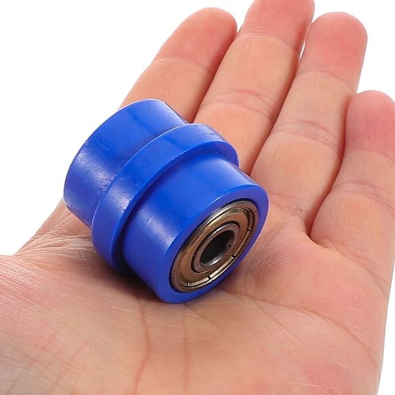 LOLIPPYY 2-Pack Motorcycle Chain Roller Pulley Tensioners 8mm Chain Guide Wheel Slider for Mini Bike ATV Universal Compatibility