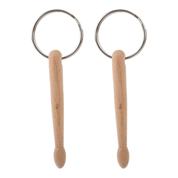LOLIPPYY 2-Pack Musical Drum Keychains Metal Key with Delicate Design for Everyday Keys and Accessories