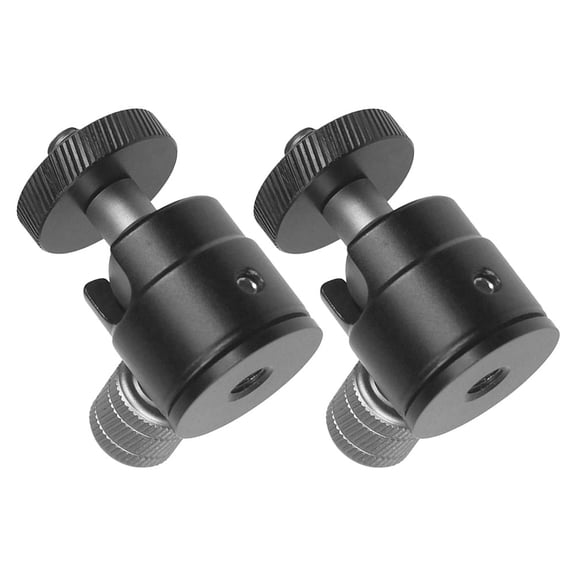 LOLIPPYY 2pcs Projector Tripod Head Aluminium Alloy Ball Shape Stable Support for Camera Use