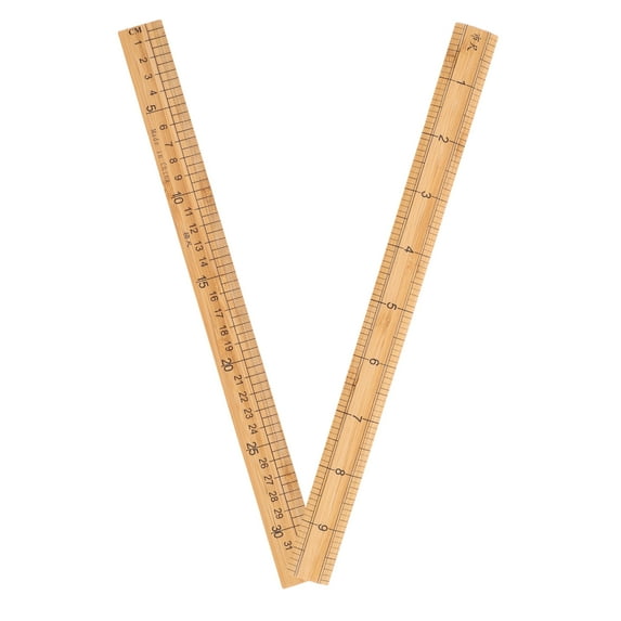 LOLIPPYY 2-Pack Rectangular Sewing Rulers in Khaki, Precision Measurement Tools for Beginners and Professionals, Ideal for Home Sewing