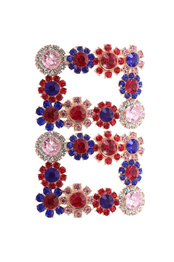 2pcs Rhinestone Shoe Flower Shoe Crystal Jewelry Bridal Shoe Jewelry Clips