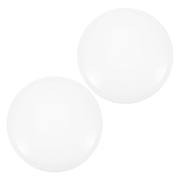 LOLIPPYY 2pcs Round Light Diffuser Plastic Ceiling Light Cover for Kitchen Lighting