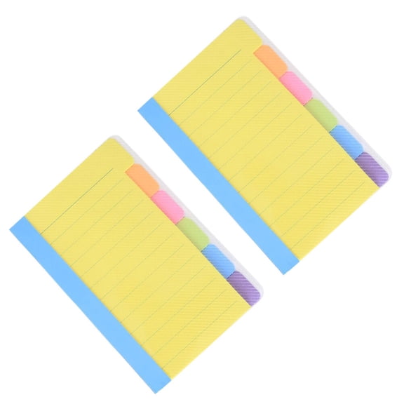 LOLIPPYY 2pcs Self Stick Notepad Planner Supplies for Students Travelers Office Workers