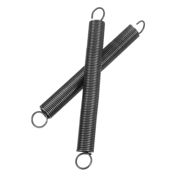LOLIPPYY 2pcs Small Hooked Extension Springs for Crafting Projects with Durable Spring Steel