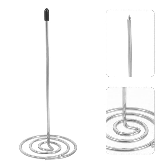 LOLIPPYY 2pcs Stainless Steel Countertop Receipt Organizer Silver for Kitchen General Users