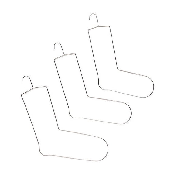 LOLIPPYY 2pcs Stainless Steel Socks Drying Rack for Shaping Knitted and Crocheted Socks Home Use