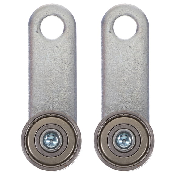 LOLIPPYY 2pcs Steel Sliding Rollers Wheels Sliding Silver For Window Operation