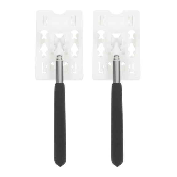 LOLIPPYY 2pcs Telescopic Rod Card Holder: Cars Contactless Payment Rod Vehicle Parking Toll Swiping Stick Car Toll Grabber Holder