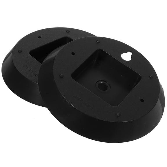 LOLIPPYY 2-Pack Black Plastic Wall Clock Replacement Mechanism for Craft Clocks and Repair Kits