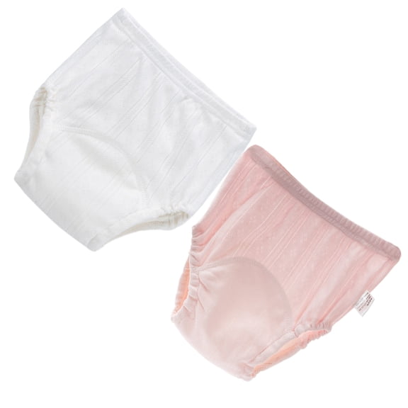 LOLIPPYY 2pcs Washable Infant Diaper Cotton Assorted Color for Outing Reusable