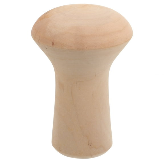 LOLIPPYY 2pcs Wood Clay Tool Painting Clay Top Forms for Artists Khaki Creative Process