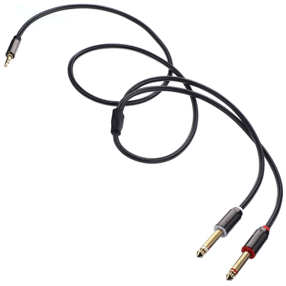 LOLIPPYY 3.5mm Audio Splitter Cable with and -Plated Connectors for Clear Stereo Sound