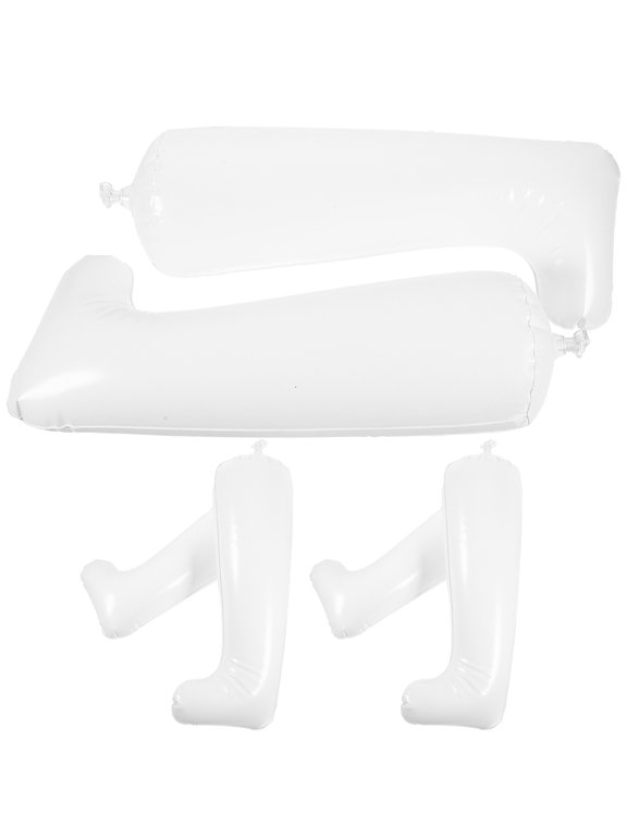 Durable Boot Shaper, Inflatable White, Long Boot Support and Stretcher, 3Pairs